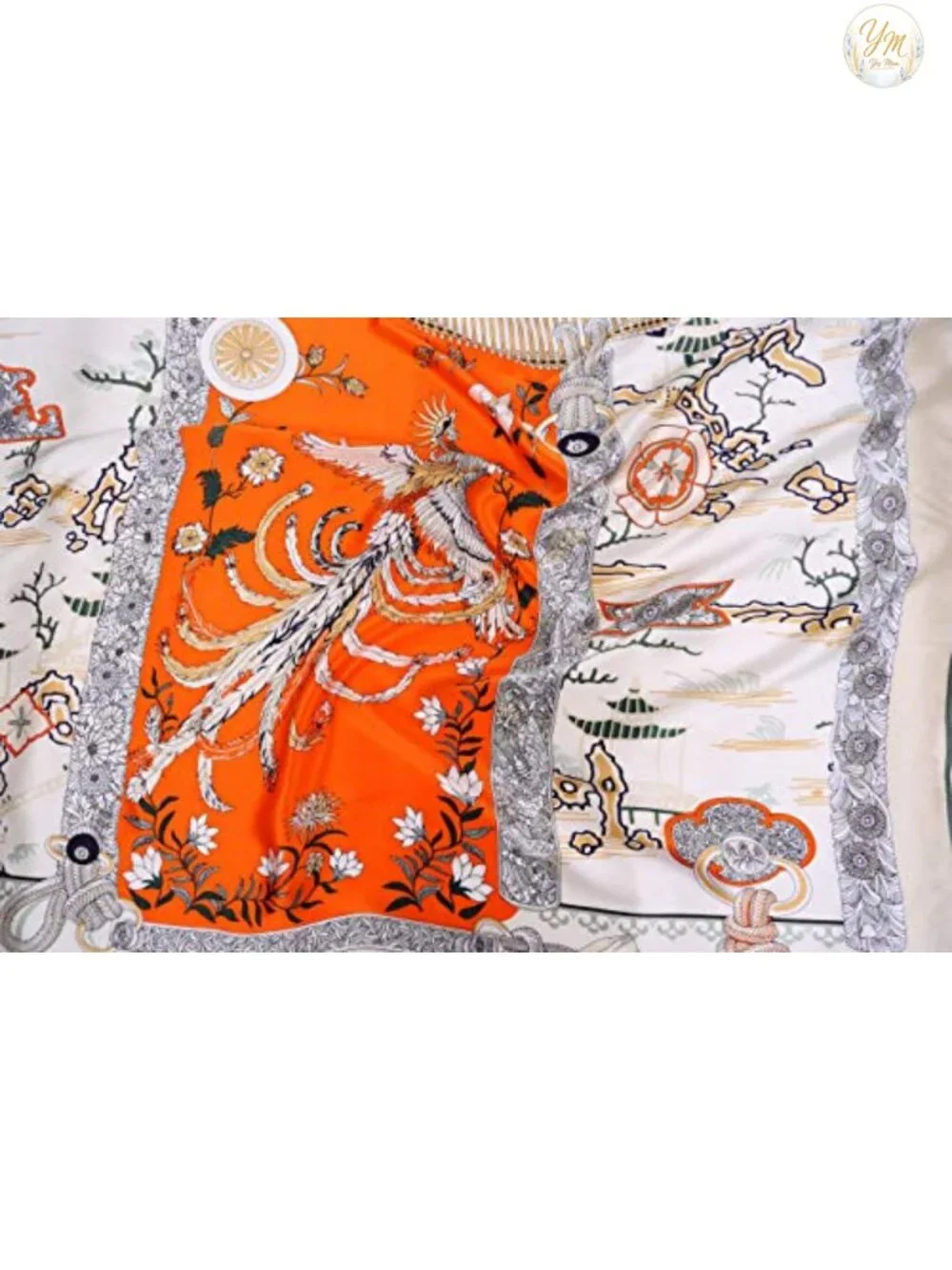 100% Silk Scarf Large 42x42 Luxury Satin Weave